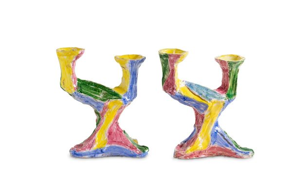 Lotto 383: LEONCILLO LEONARDI - "Due candelabri", 1949 - 1950