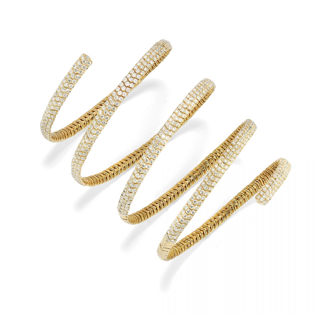 Lotto 68: Bracciale in oro 18k e diamanti