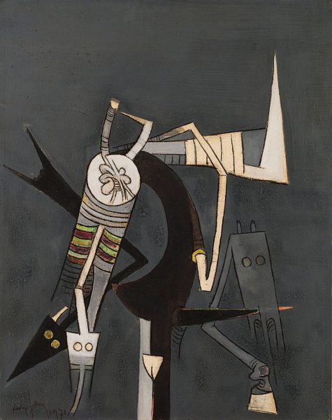 Lotto 117: WIFREDO LAM - Senza titolo (Les espoir de un avenir)