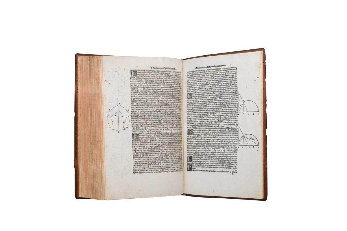 Lotto 507: Luca Pacioli - Summa de Arithmetica Geometria Proportioni & Proportionalita, 1494