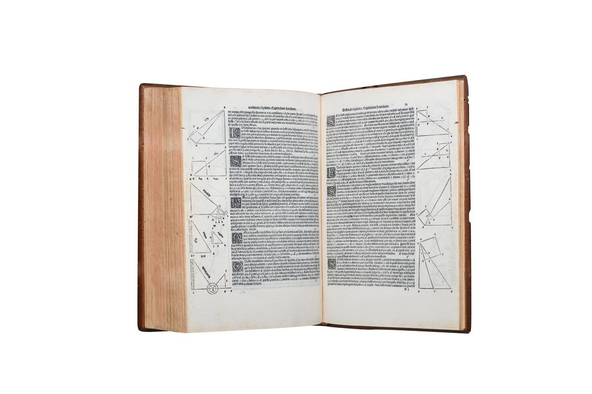 Lotto 507: Luca Pacioli - Summa de Arithmetica Geometria Proportioni & Proportionalita, 1494
