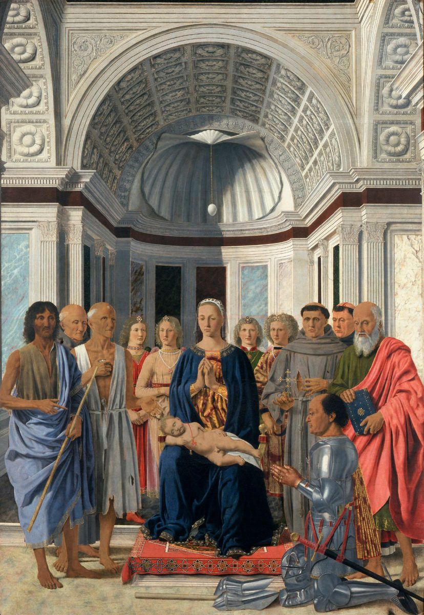 Pala di montefeltro piero della francesca