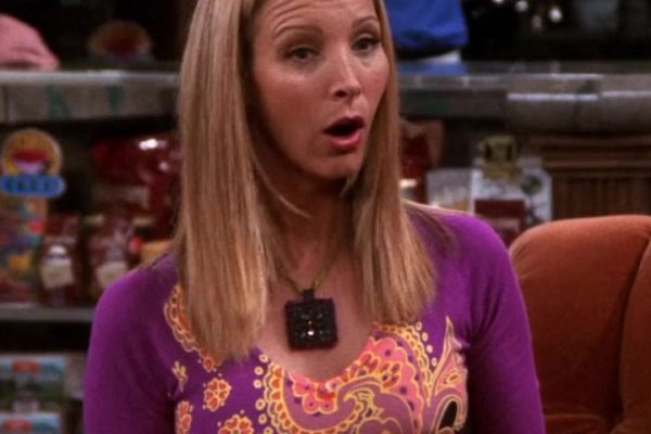 Phoebe, co-protagonista delle serie "Friends"