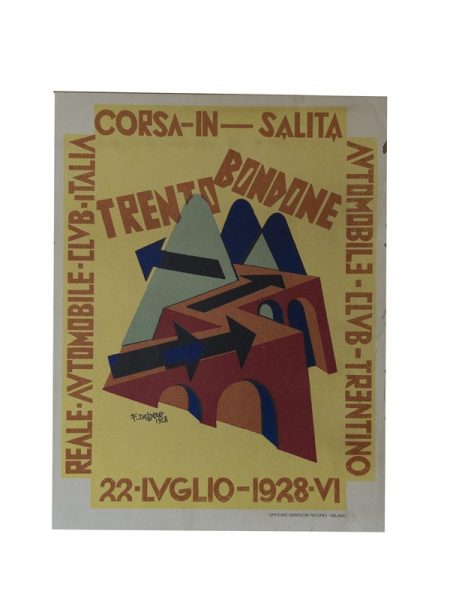 Lotto 58 - DEPERO "Corsa in salita" - Stima € 500 - 700