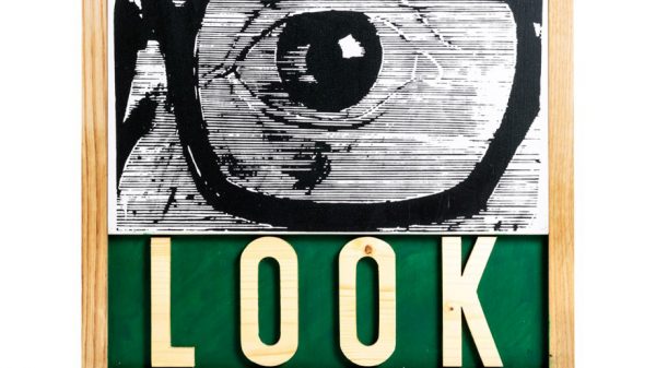 JOE TILSON - Look (dettaglio), 2002 (Stima € 500 - 700)