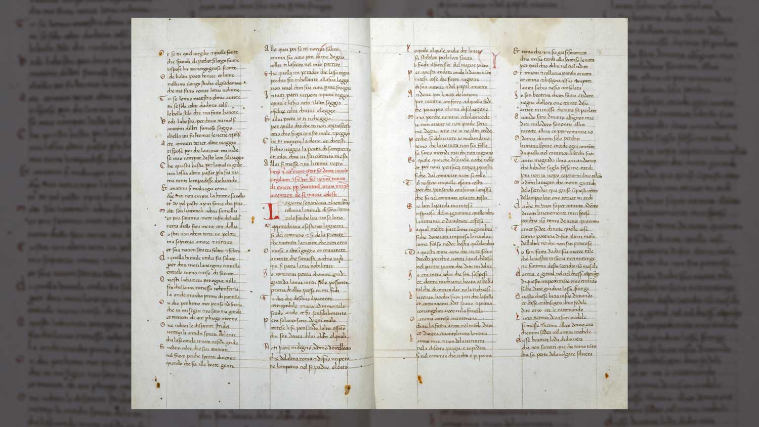 Un nuovo codice ritrovato della Commedia – Finarte